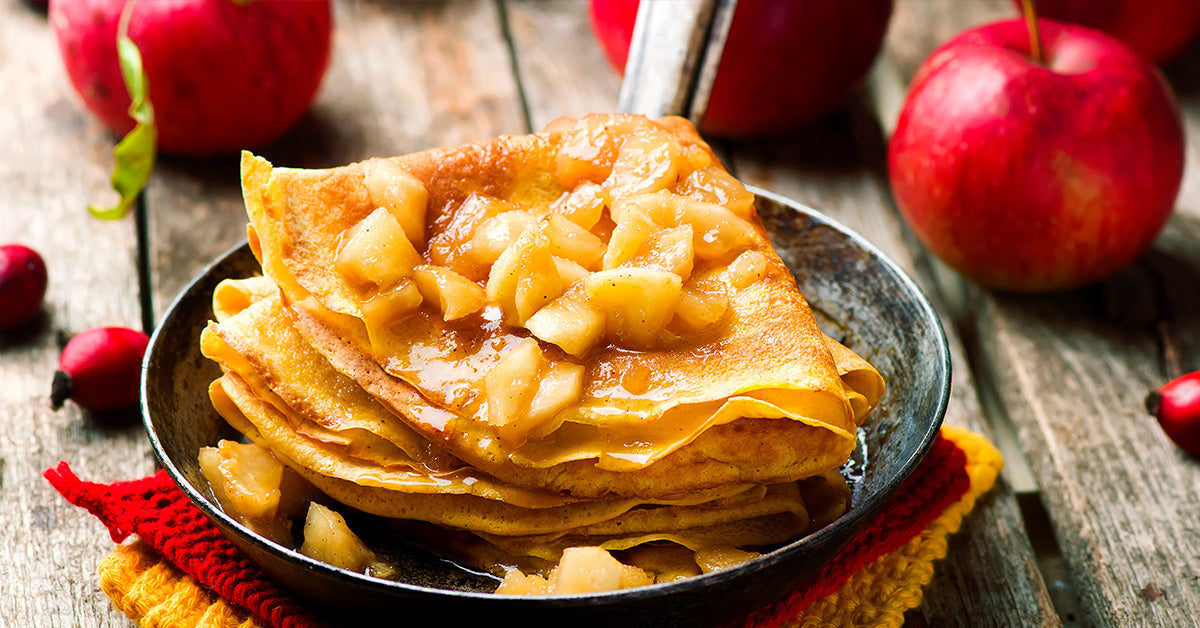 Apple Filled Dessert Crepes – Bariatric Eating